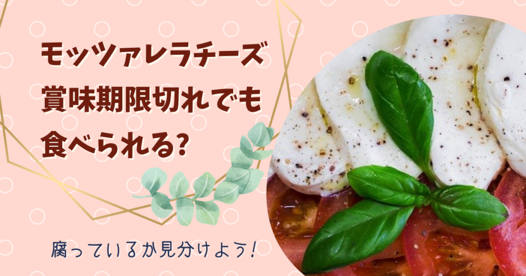 モッツァレラチーズは賞味期限切れでも食べられる?