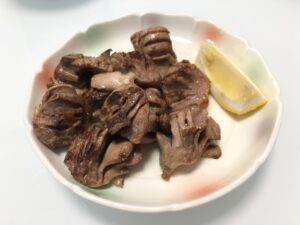 「砂肝の塩焼き」完成