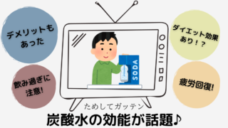 炭酸水の効能ためしてガッテンの特集は真実!炭酸ダイエット法も紹介 - 暮らしを便利にもっと豊かに